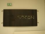 SOCON SONAR CONTROL Kavernenvermessung GmbH - Firmenlogo an der Wand