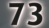 LED-Hausnummer 73