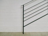 Treppengeländer aus Stahl mit horizontaler Füllung