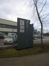 Schild mit Kavernenkontur für die SOCON SONAR CONTROL Kavernenvermessung GmbH in Emmerke