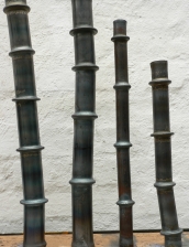 Stahl Skulptur Bambus