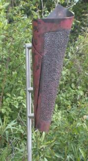 Leuchte - Kupfer und Edelstahl