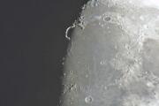 Goldener Henkel auf dem Mond und nahe Begegnung mit Spica am 18.6.2013