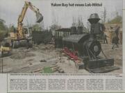 Schöner Bericht über die neue Lokomotive im Zoo Hannover in der Neue Presse Hannover vom 4.5.2010