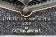 Literaturpreis Alpha 2016 der Casinos Austria