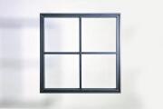 Fenster im Loft Style aus Stahl und Glas