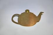Klingelschild in Form einer Teekanne