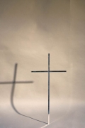 Kreuz aus Edelstahl für die Evangelisch-Lutherische Landeskirche Sachsens