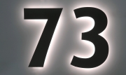 LED-Hausnummer 73