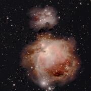 M42 Orion Nebel und und Running Man Nebel