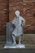Clausewitz, eine weitere Skulptur für die Landesgartenschau 2018 in Burg