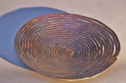 Spiral Schale aus 5 mm Stahldraht und Silberlot
