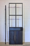 Tür im Loft Look mit Stahl-und Glasfüllung