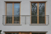 Französischer Balkon aus V2A Edelstahl mit 6 Relingstäben