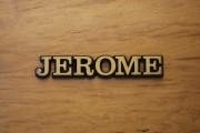 Aluminium Schriftzug Jerome