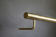 Edler Handlauf aus 40 mm Bronze Rohr
