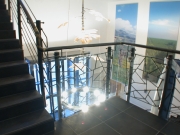 Geländer im Haupttreppenhaus im Kalimera in Garbsen