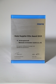FESTO Supplier Elite Award 2019