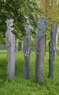 Plasmagetrennte Gartenskulpturen