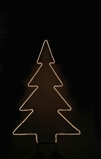 Tannenbaum mit Licht Schlauch