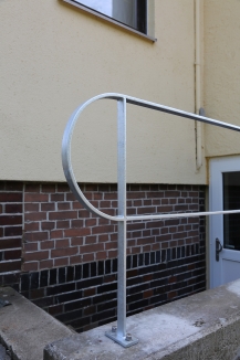 Brüstungsgeländer für einen Kellerabgang