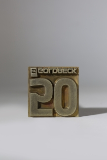 Brennstempel aus Messing gefräst