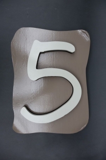 Geschmiedete Hausnummer 5