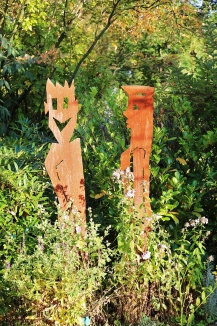 Gartenskulpturen aus rostigem Stahl, 3 mm stark