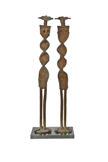 Sockel aus Stahl für Bronzeskulpturen