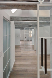 Stangengriff für unsere Schiebe Türen mit Leder bespannt