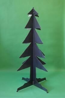 Tannenbaum aus 3mm Stahlblech plasmagetrennt