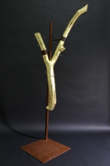 Baum Garderobe golden tree