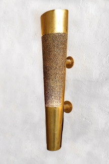 vergoldete Wandleuchte