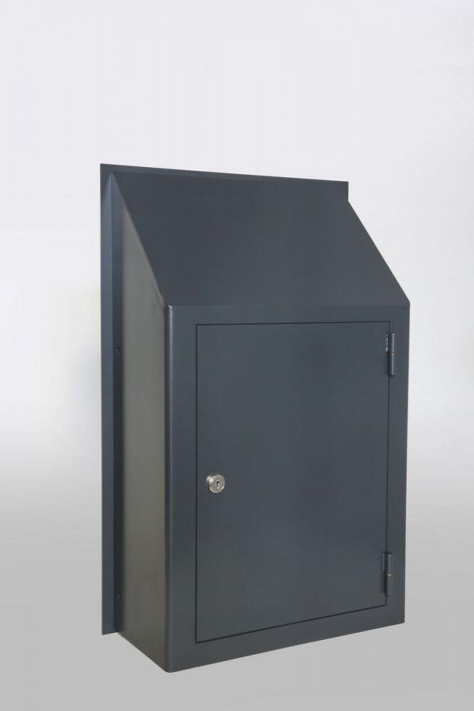 Briefkastenanlage und Blende für für einen Bestandszaun