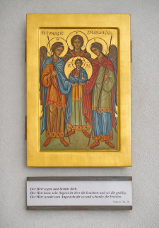 Ikone mit Beschriftung