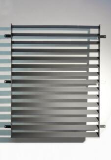 Lamellengitter aus lackiertem Stahl für den Innenbereich