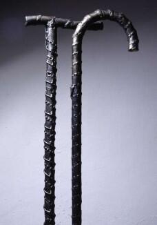 Flanierstöcke aus Eisen