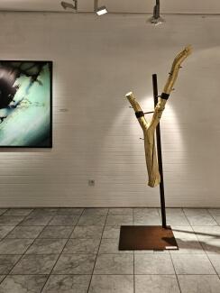 Baum Garderobe golden tree Höhe 2 m