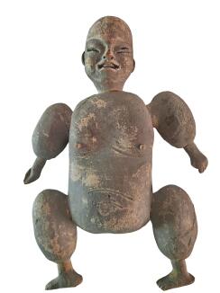 bewegliche Keramik Figur aus Mexiko
