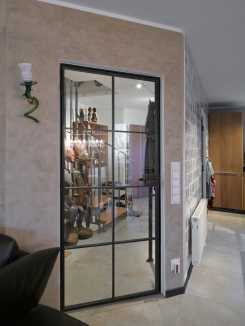 Wohnzimmertür im Loft Stil - die Filigrane