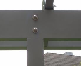 Terrassenüberdachung aus Aluminium