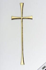 Aluminium Kreuz für einen Grabstein