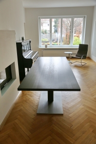 Tisch Untergestell, mit Edelstahl verkleidet