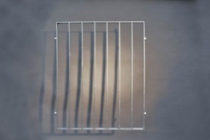 Gitter aus 40 x 8 mm feuerverzinktem Flachstahl