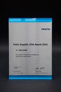 Auch für 2016 durften wir die FESTO Awards fertigen
