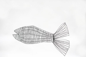 Fisch aus Stahldraht