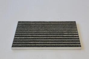 Hochwertige CleanRips Fußmatte in Schwarz