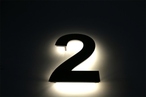LED-Hausnummer "2"