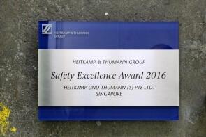 Der Safety Excellence Award 2016 von Heitkamp & Thumann Group