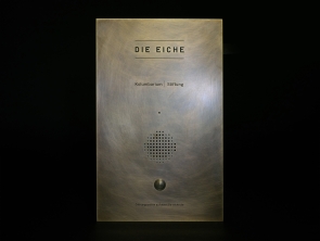 Türschild "Die EICHE" aus 3 mm Messing
